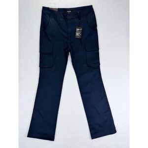 Blu Rock New York Mens Navy Blue Stretch Cargo Pants Size 32 MCGP-3800NV NEW